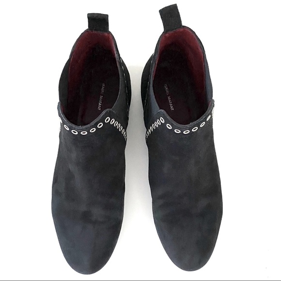 ISABEL MARANT SUEDE BOOTS - Picture 3 of 7